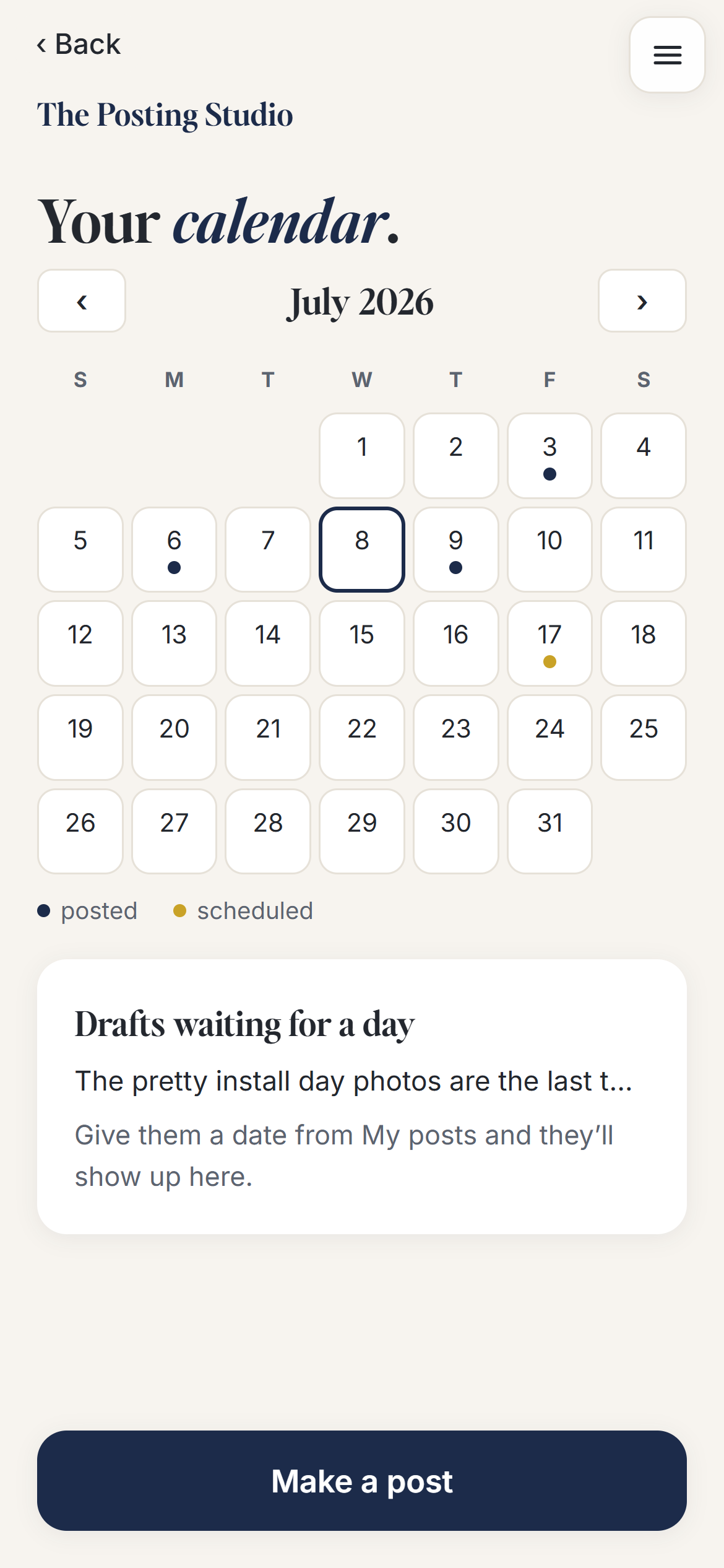 Calendar